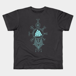 viking valknut symbol Kids T-Shirt